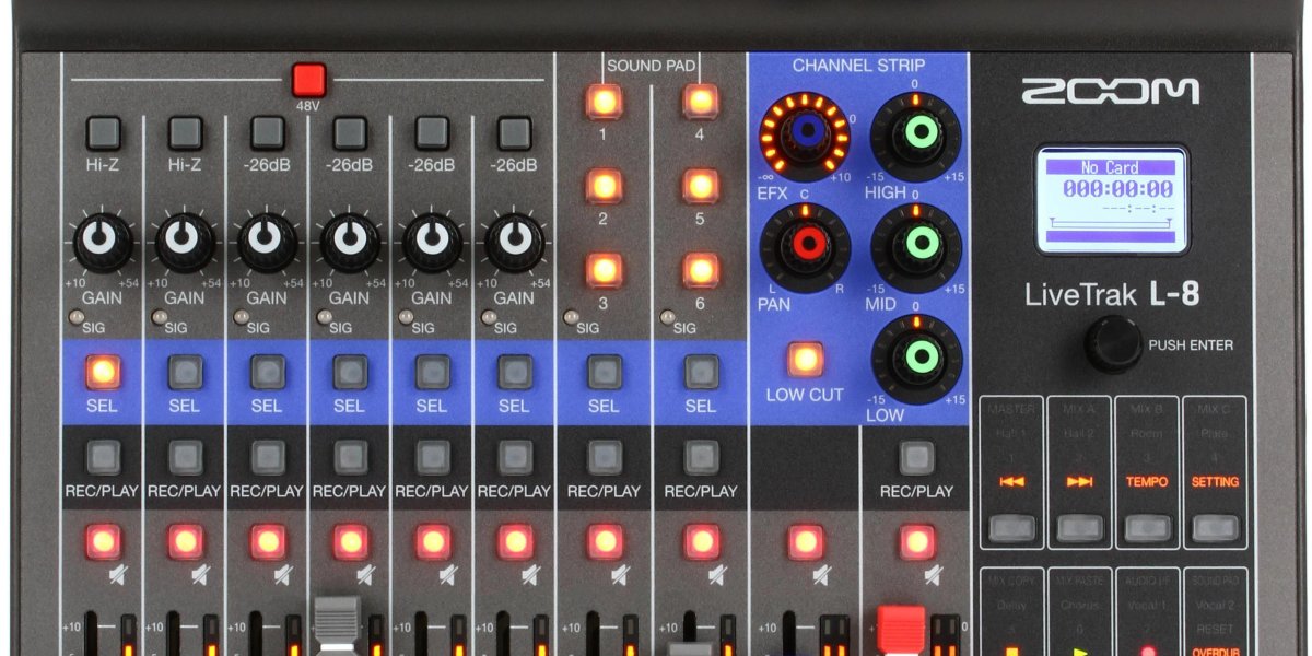 Zoom LiveTrak L-8